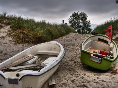 Almanya 'da Baltık Denizi' nde Ahrenshoop