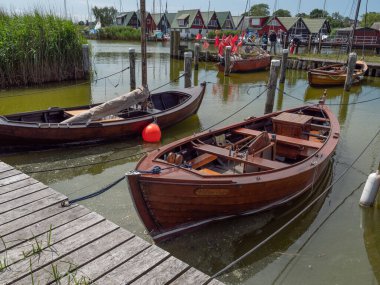 Almanya 'da Baltık Denizi' nde Ahrenshoop