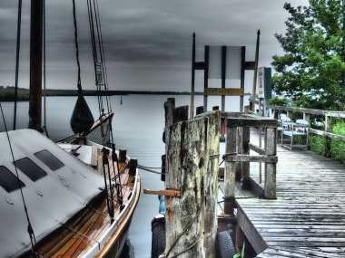 Almanya 'daki Baltık Denizi' ndeki adaya gitmeye cesaret etti.