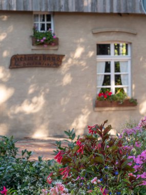 Almanya 'daki Gemen köyü ve eski şato