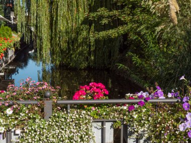 Almanya 'daki Gemen köyü ve eski şato
