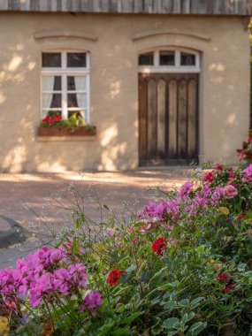 Almanya 'daki Gemen köyü ve eski şato
