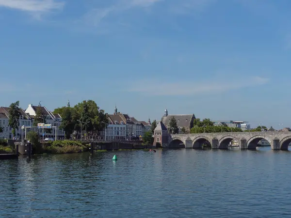 City Maastrich River Maas Netherlands — Stock Photo, Image