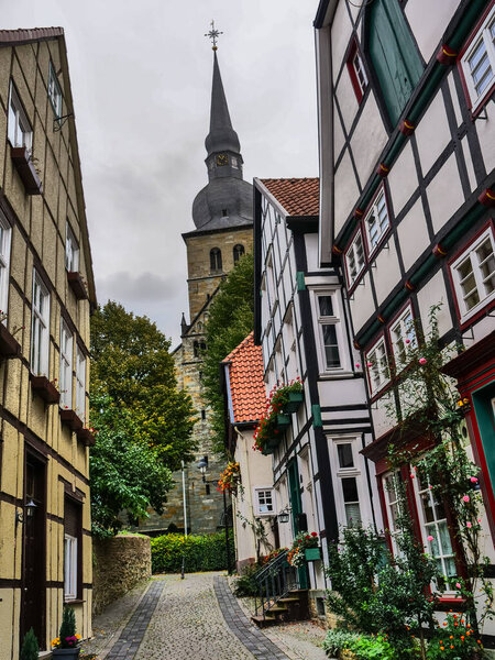 Old villages in the Hessen county in germany