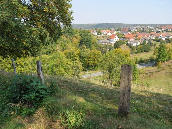 Desa Desa Tua Hessen County Jerman — Stok Foto