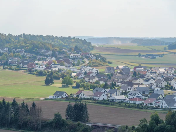 Χωριό Waldeck Και Edersee Στη Γερμανία — Φωτογραφία Αρχείου