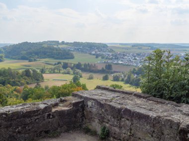 Almanya 'daki Waldeck ve Edersee köyü.