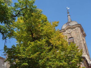 Waldeck şehri ve Almanya 'daki edersee
