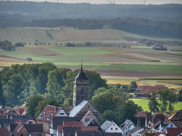 Vesnice Waldeck Edersee Německu — Stock fotografie