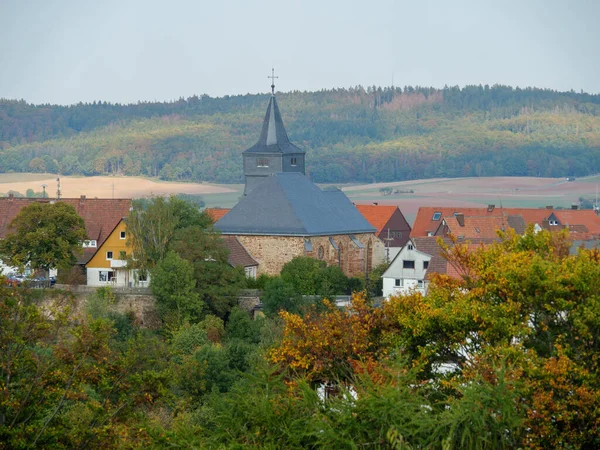 Das Dorf Waldeck Und Der Edersee Deutschland — Stockfoto