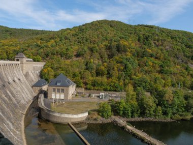 Waldeck şehri ve Almanya 'daki edersee