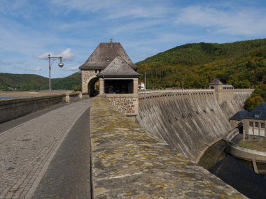 Waldeck şehri ve Almanya 'daki edersee