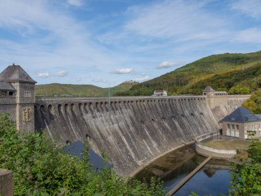 Waldeck şehri ve Almanya 'daki edersee