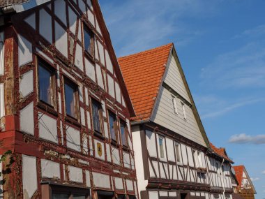 Waldeck şehri ve Almanya 'daki edersee