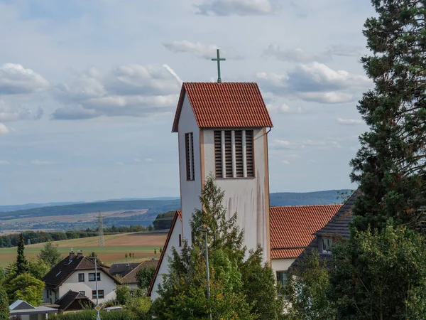 Die Stadt Waldeck Und Der Edersee Deutschland — Stockfoto