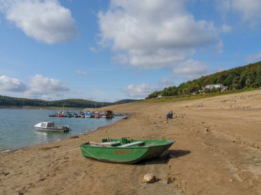 Waldeck şehri ve Almanya 'daki edersee