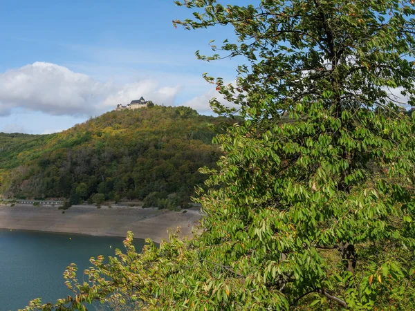 Die Stadt Waldeck Und Der Edersee Deutschland — Stockfoto