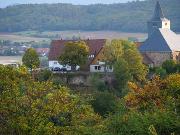 Die Stadt Waldeck Und Der Edersee Deutschland — Stockfoto