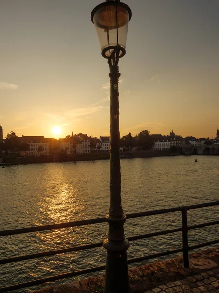 Maastricht Fiume Maas Nei Paesi Bassi — Foto Stock