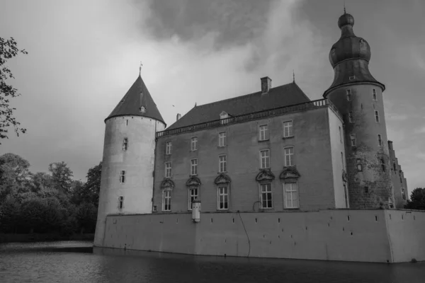 Villaggio Gemen Con Vecchio Castello Germania — Foto Stock