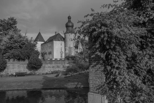 Villaggio Gemen Con Vecchio Castello Germania — Foto Stock