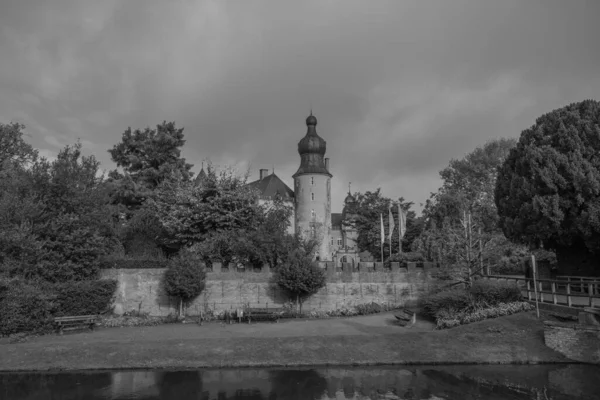Das Dorf Der Edelsteine Mit Der Alten Burg Deutschland — Stockfoto