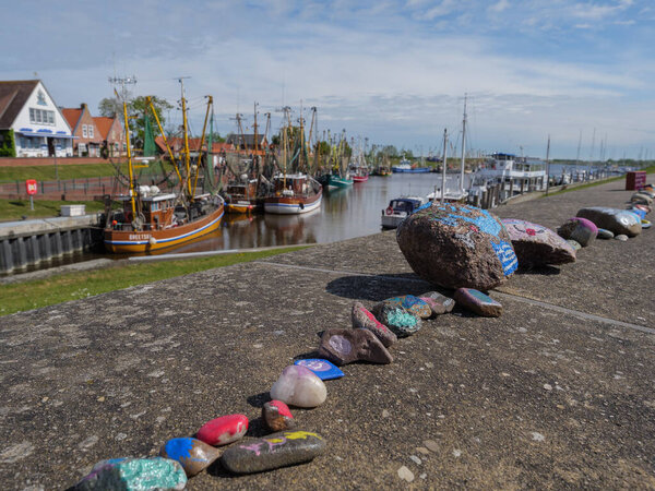 Greetsiel at the german north sea coast