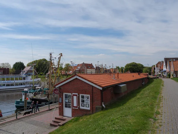 Greetsiel Sulla Costa Tedesca Del Mare Del Nord — Foto Stock