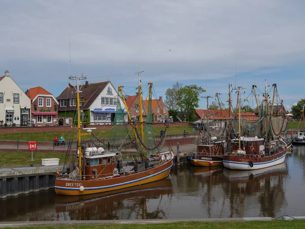 Greetsiel Német Északi Tenger Partján — Stock Fotó