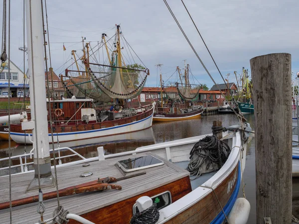 Greetsiel Біля Німецького Північного Узбережжя — стокове фото