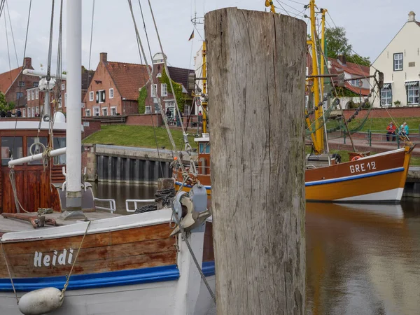 Greetsiel Vid Den Tyska Nordsjökusten — Stockfoto