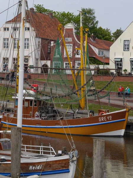 Greetsiel Vid Den Tyska Nordsjökusten — Stockfoto