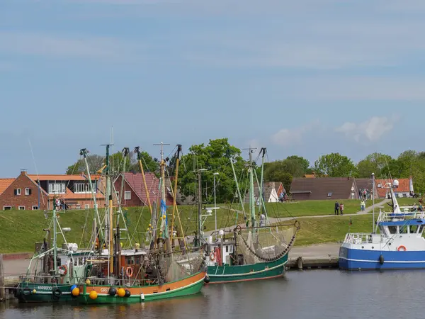 Greetsiel Német Északi Tenger Partján — Stock Fotó