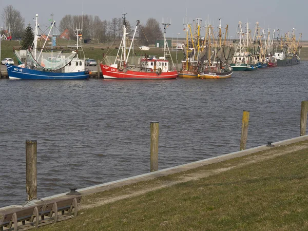 Greetsiel German North Sea Coast — стоковое фото