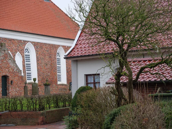 Greetsiel Sulla Costa Tedesca Del Mare Del Nord — Foto Stock