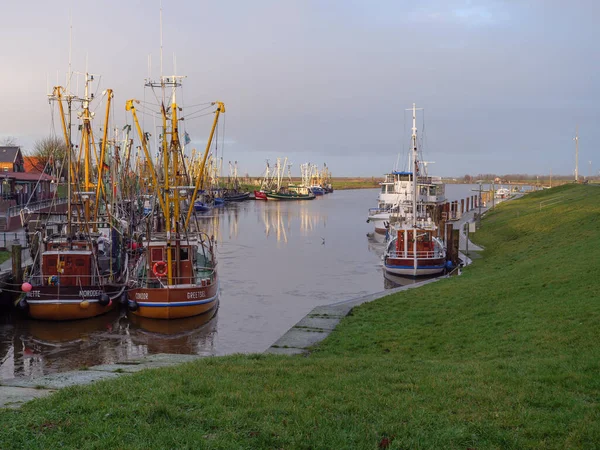 Greetsiel Στη Γερμανική Ακτή Της Βόρειας Θάλασσας — Φωτογραφία Αρχείου