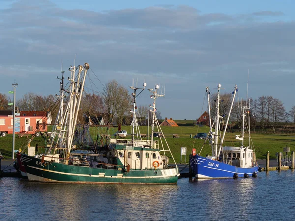 Greetsiel Sulla Costa Tedesca Del Mare Del Nord — Foto Stock