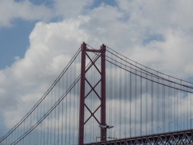 Lizbon, Portekiz 'deki tagus nehrinde.