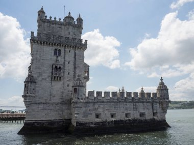 Lizbon, Portekiz 'deki tagus nehrinde.