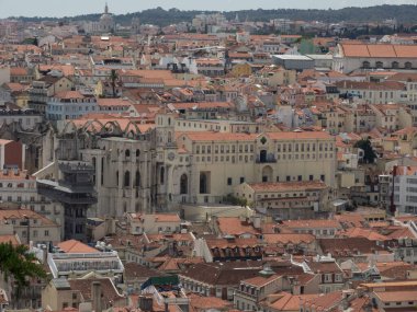 Lizbon, Portekiz 'deki tagus nehrinde.