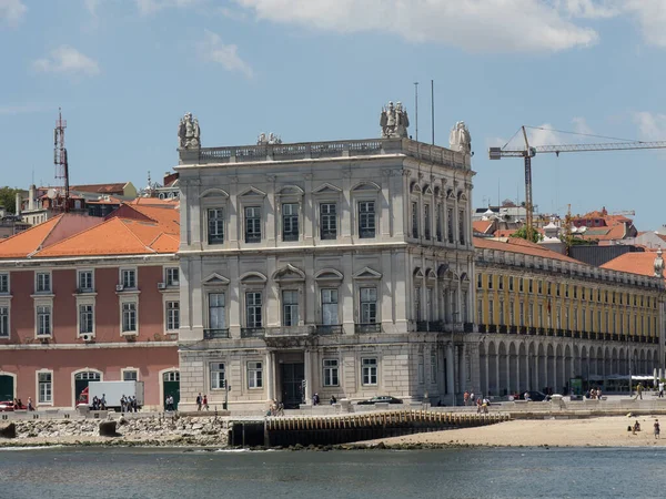 Lissabon Aan Tagus Rivier Portugal — Stockfoto