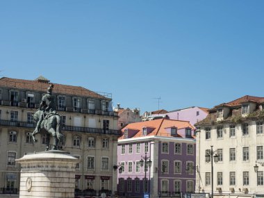 Lizbon, Portekiz 'deki tagus nehrinde.