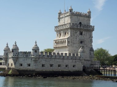 Lizbon, Portekiz 'deki tagus nehrinde.