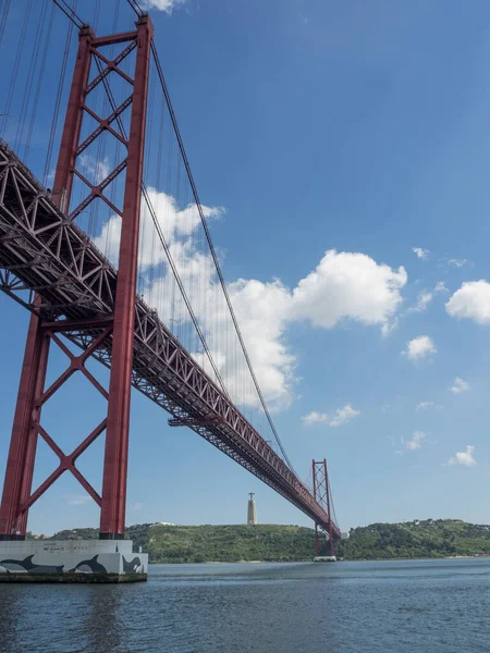 Lisszabon Tagus Folyónál Portugáliában — Stock Fotó