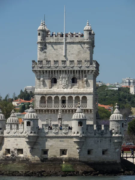 Lisabon Řeky Tagus Portugalsku — Stock fotografie