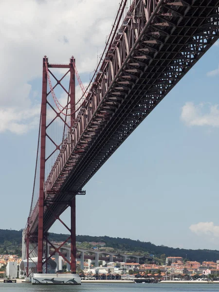 Λισαβόνα Στον Ποταμό Tagus Στην Πορτογαλία — Φωτογραφία Αρχείου