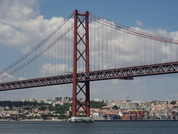 Lisabon Řeky Tagus Portugalsku — Stock fotografie