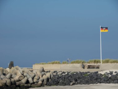 Alman kuzey denizindeki Helgoland Adası.