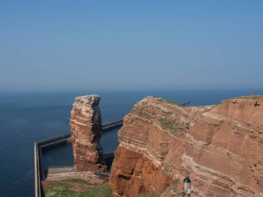 Alman kuzey denizindeki Helgoland Adası.