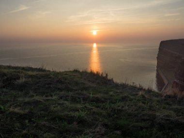 Alman kuzey denizindeki Helgoland Adası.